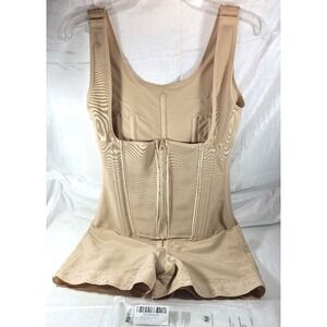 Shapshe Fajas Colombia Post Surgery Tummy Tuck Compression Garment - 3XL Tan